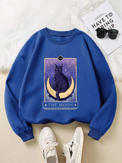 Sweat-shirt Carte de Tarot de la Lune