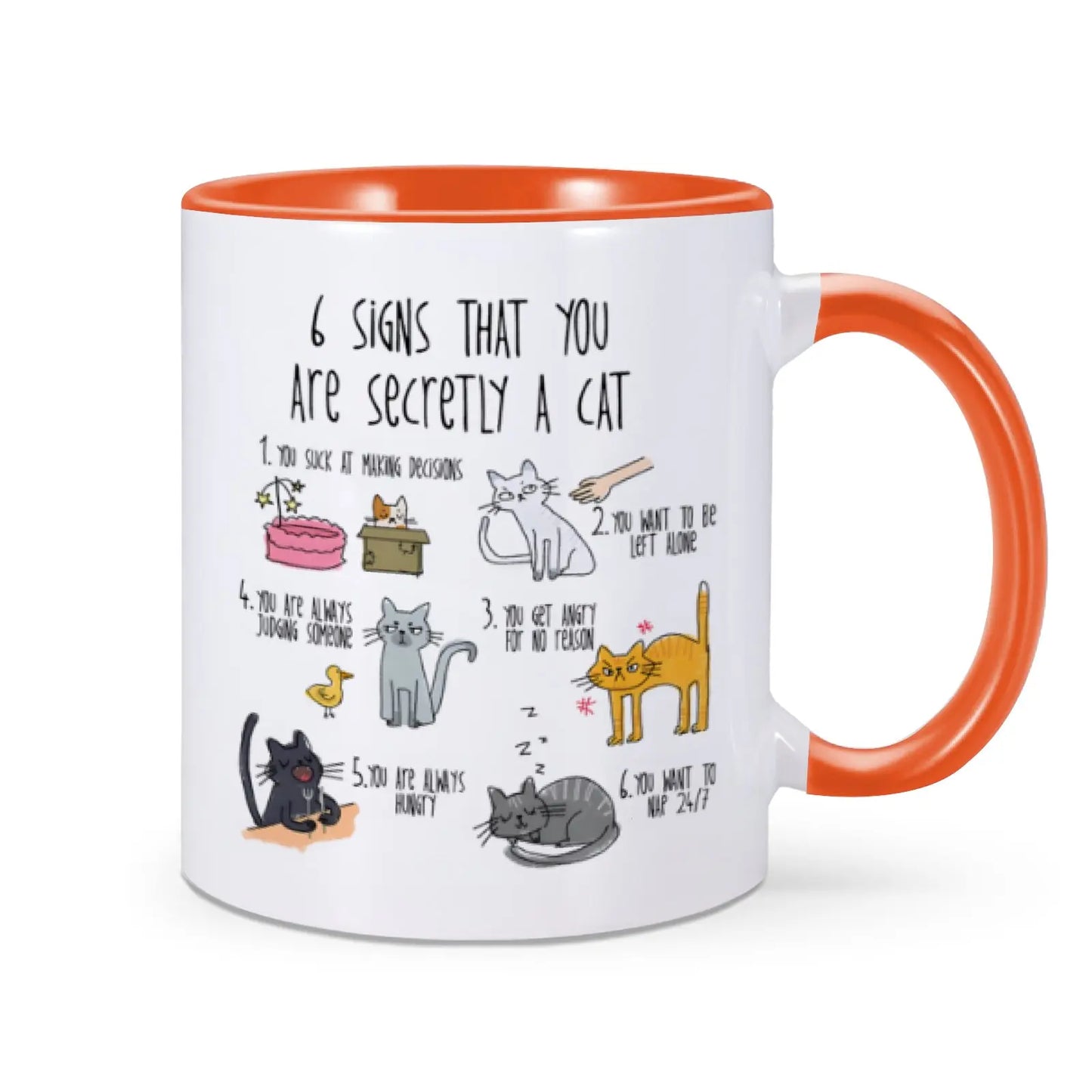 6 Signs That You Are Secretly A Cat Mug