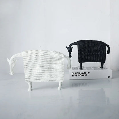 The Textured Block Animal Sculpture