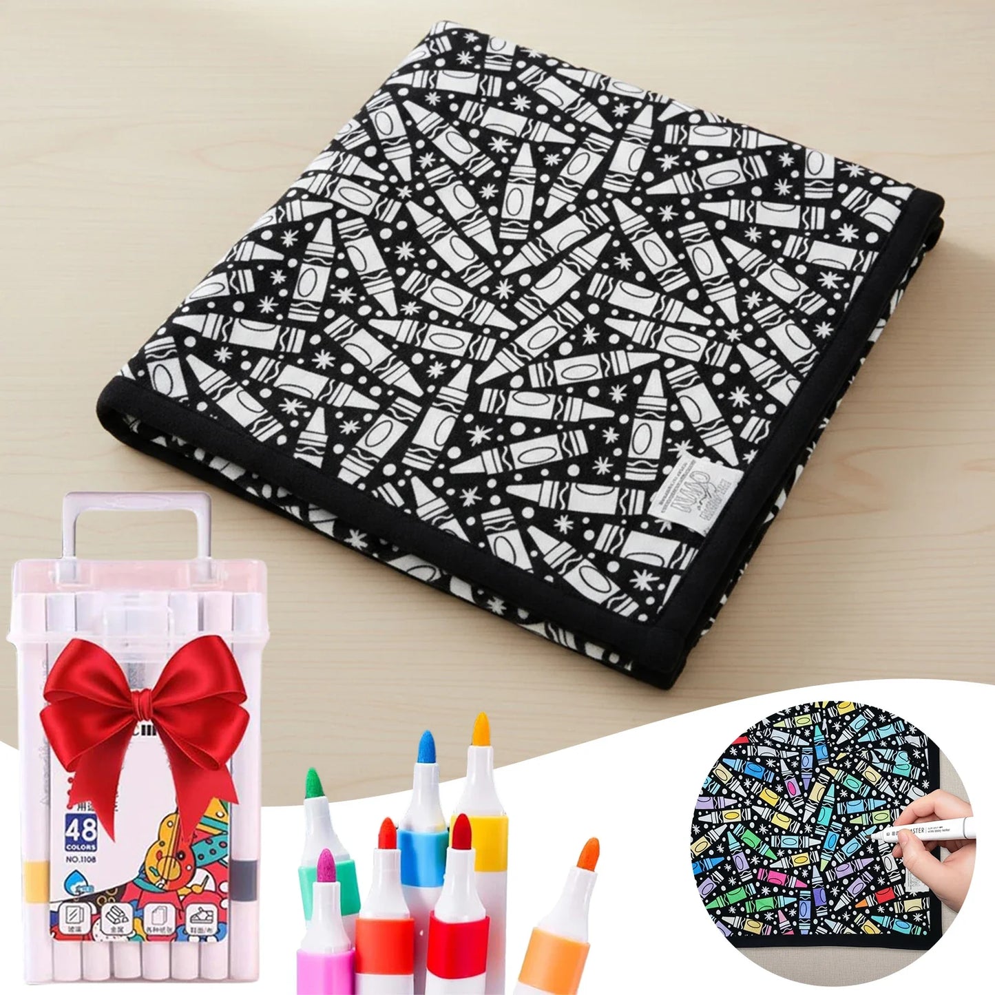 Drawzy Creative Coloring Blanket