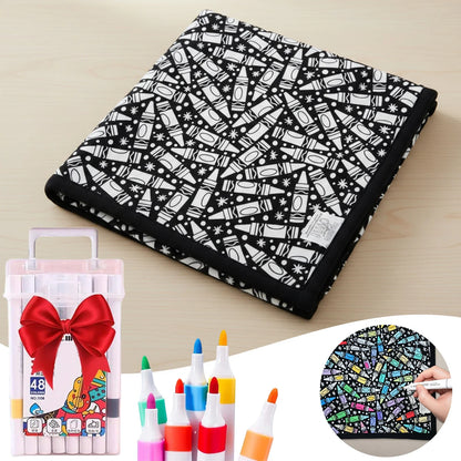 Drawzy Creative Coloring Blanket