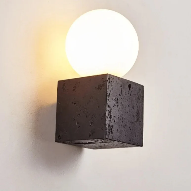 Luna Block Sconce Light