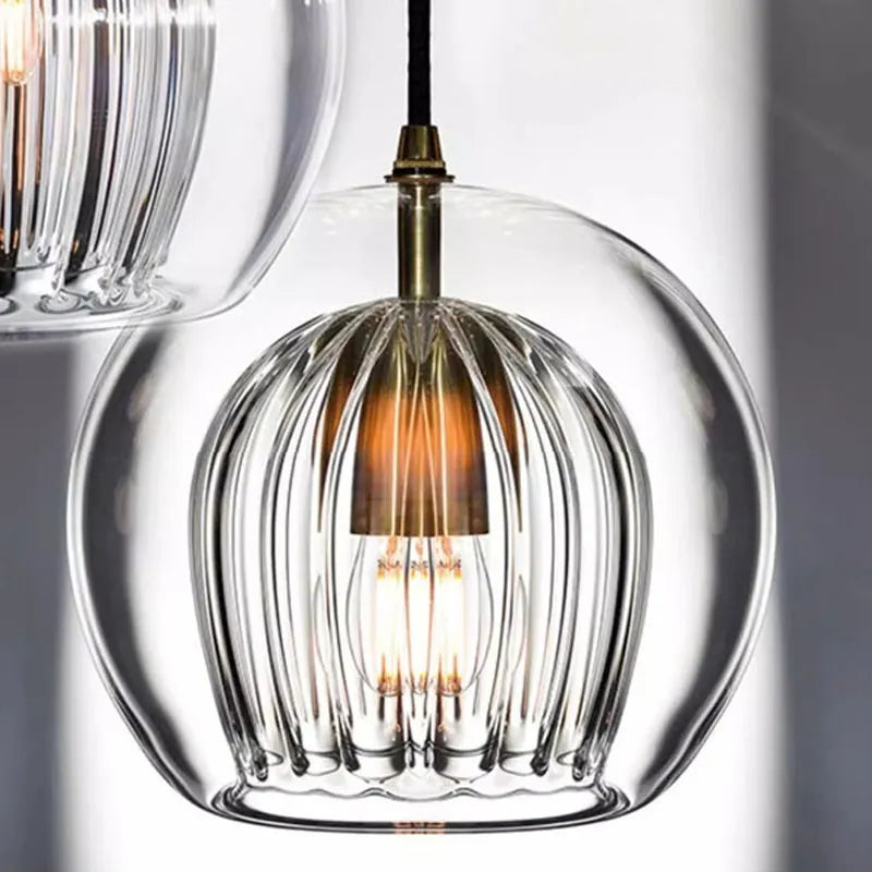 Nordic Double Glass Pendant Light