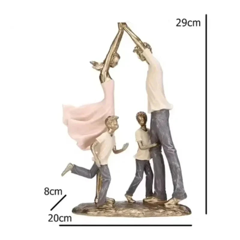 Our Loving Home Family of Four Sculpture