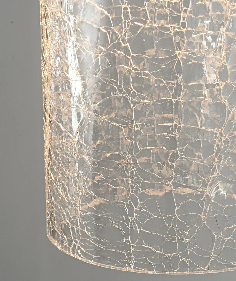 LumiVerre Cracked Glass Pendant