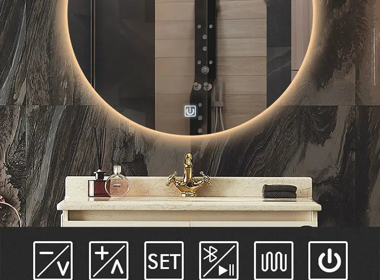 Luminous Halo Smart Mirror