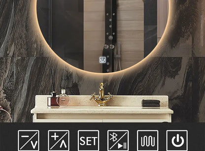 Luminous Halo Smart Mirror