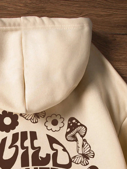 Wild Flowers Retro Hoodie