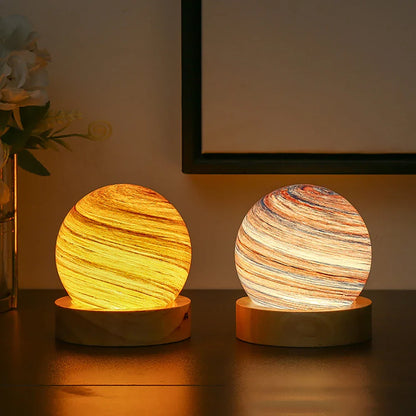 Crystal Ball Planet Night Light