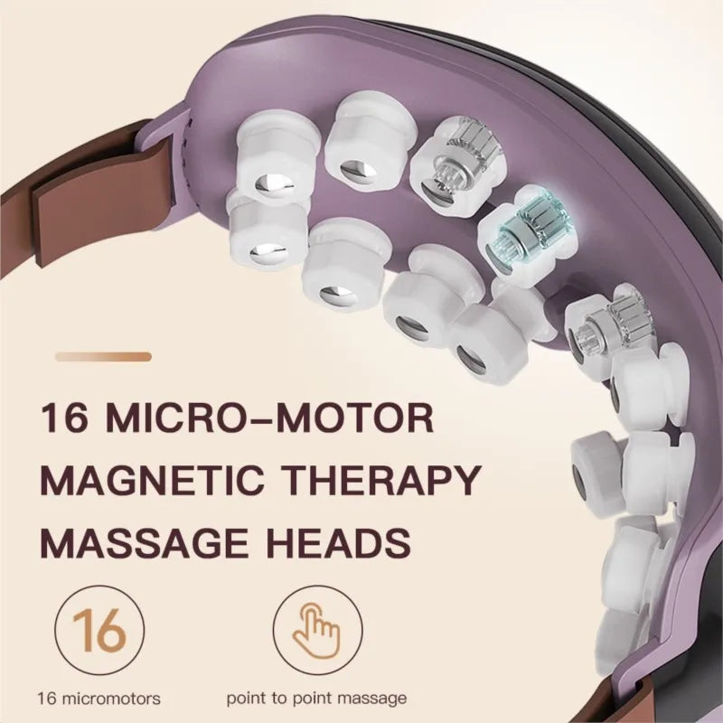 Óculos inteligentes para massagem ocular