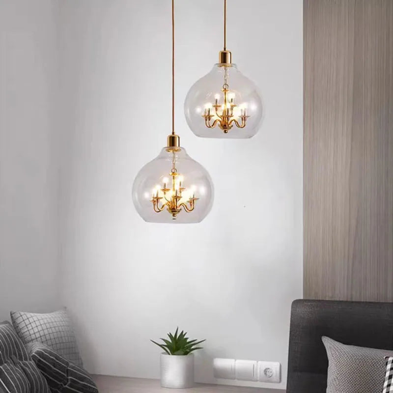 Golden Globe Kronleuchter-Anhänger