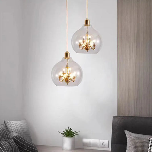 Golden Globe Kronleuchter-Anhänger