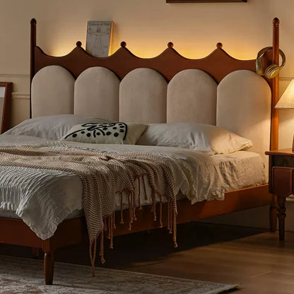 CrownRest™ Solid Wood Bed