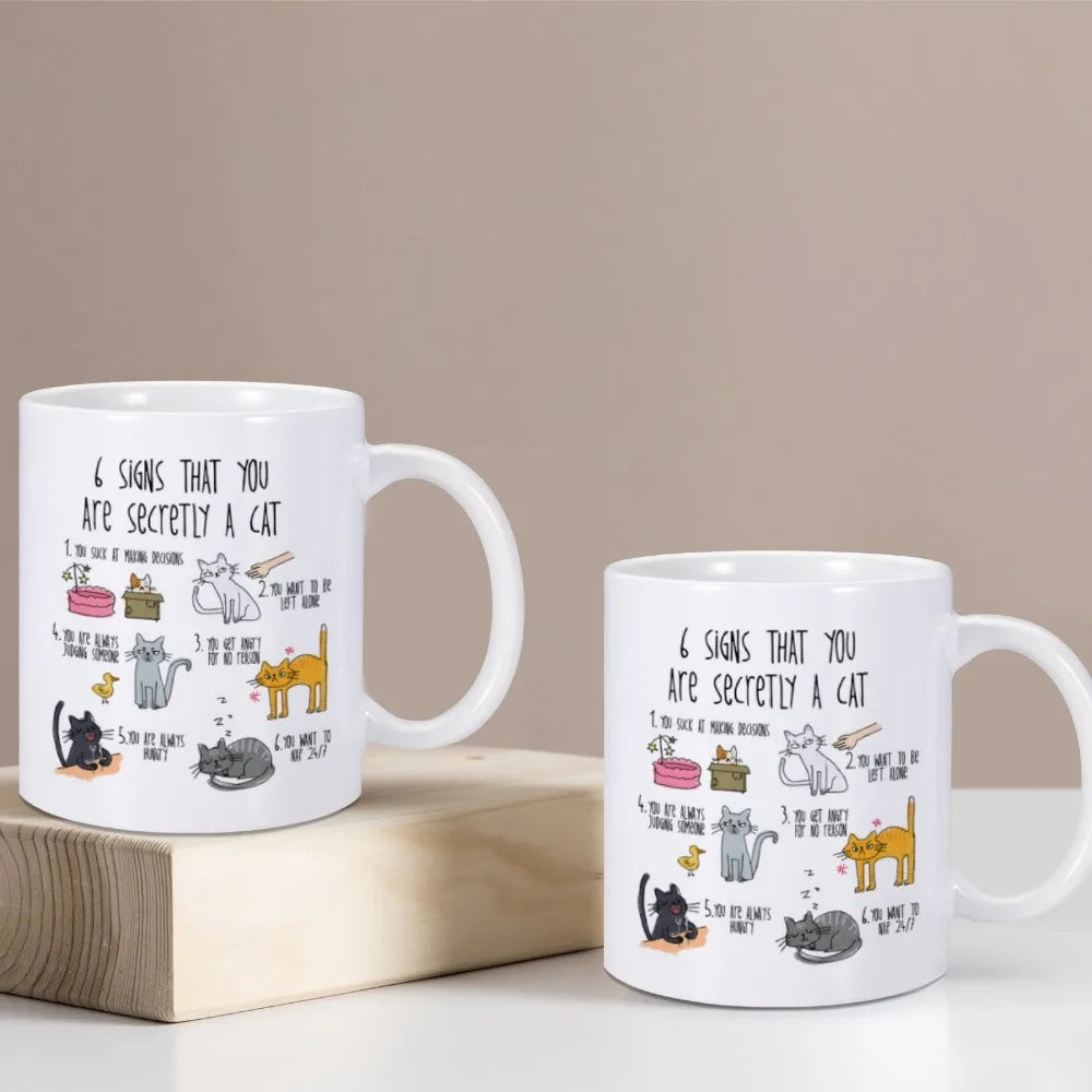 6 Signs That You Are Secretly A Cat Mug