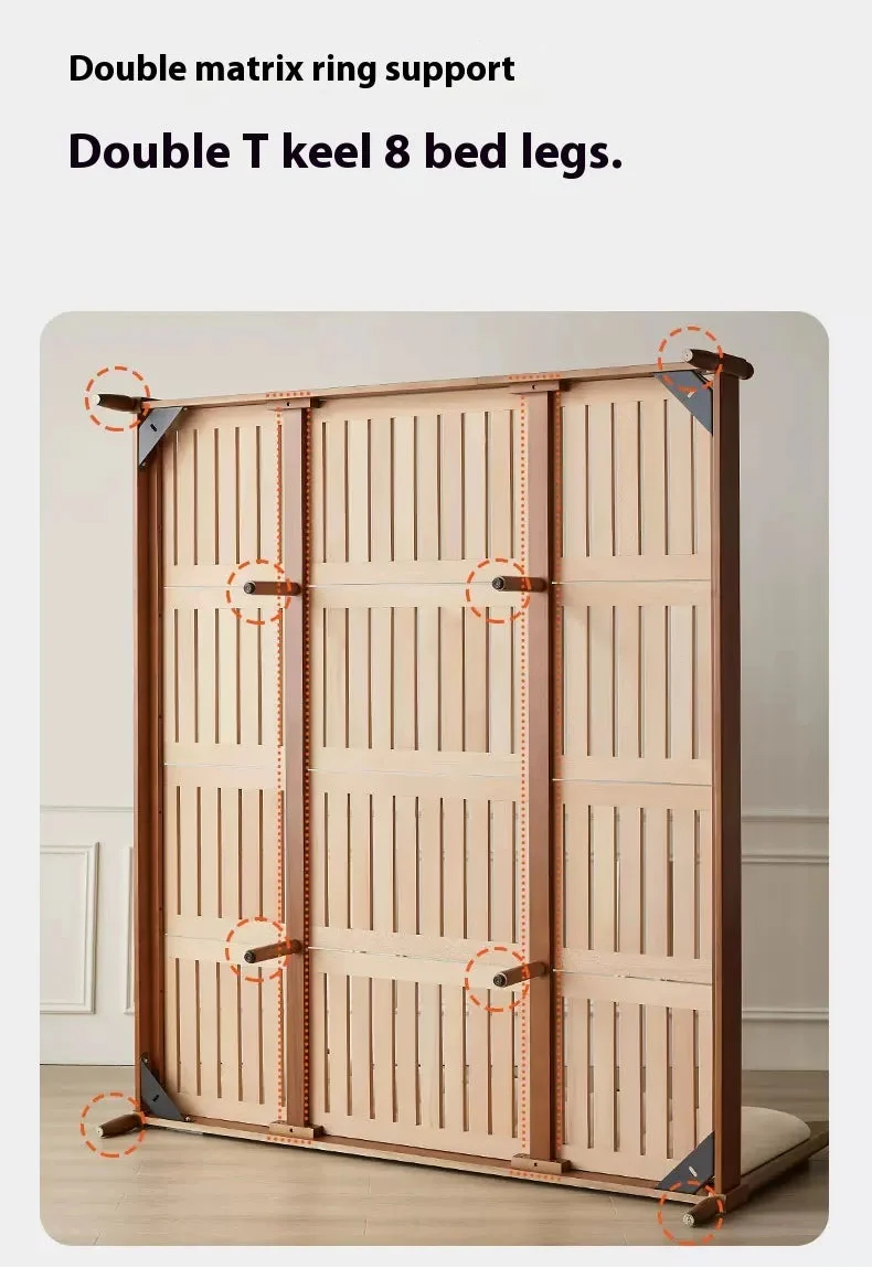 CrownRest™ Solid Wood Bed