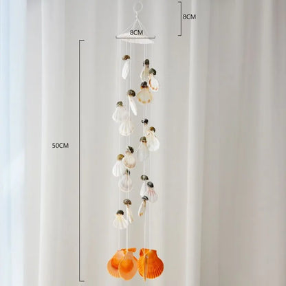 Natural Conch Shell Wind Chime