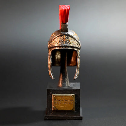 Hand Painted Roman Helmet Resin Model