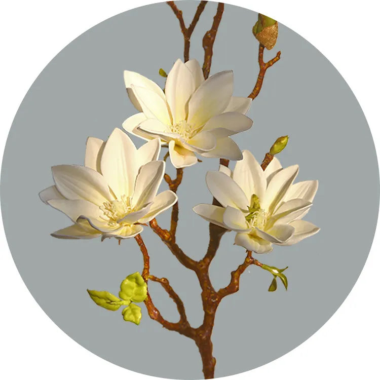 Fleurs de magnolia artificielles