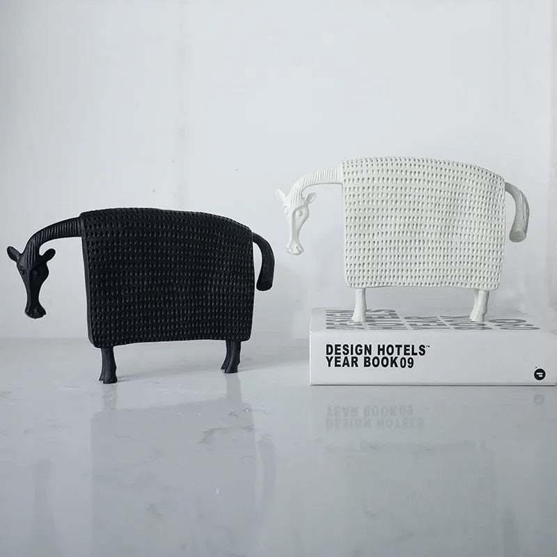 The Textured Block Animal Sculpture