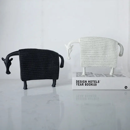 The Textured Block Animal Sculpture