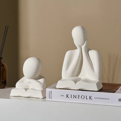 Modern Book Lover Desk Ornament