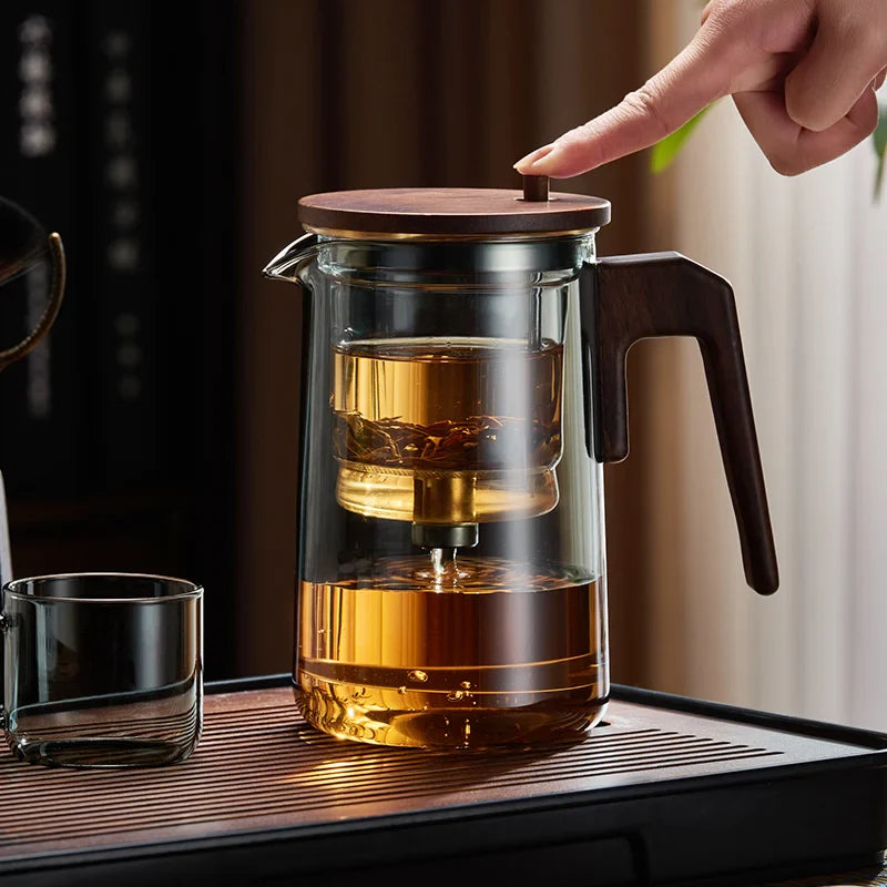 Magical One-Key Brewing Teapot