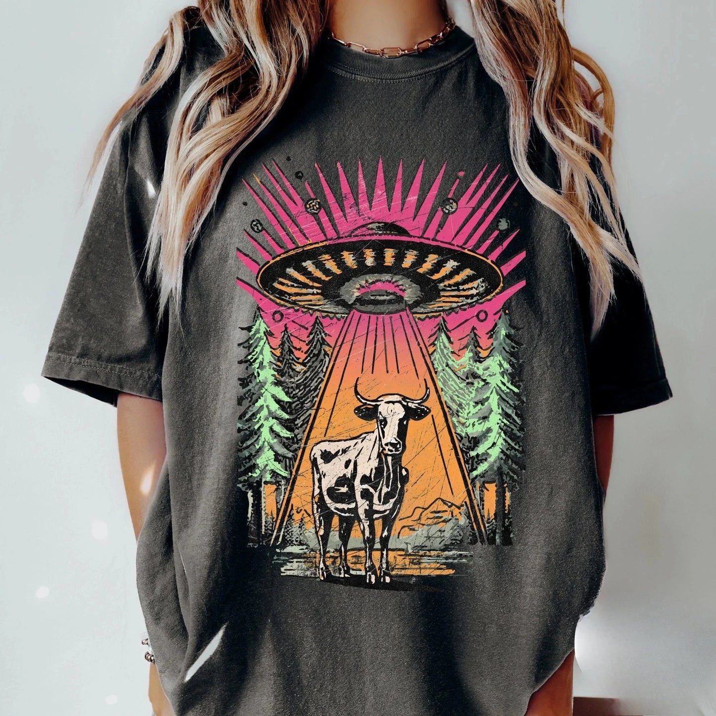 CosmicMoo™ UFO Graphic Tee