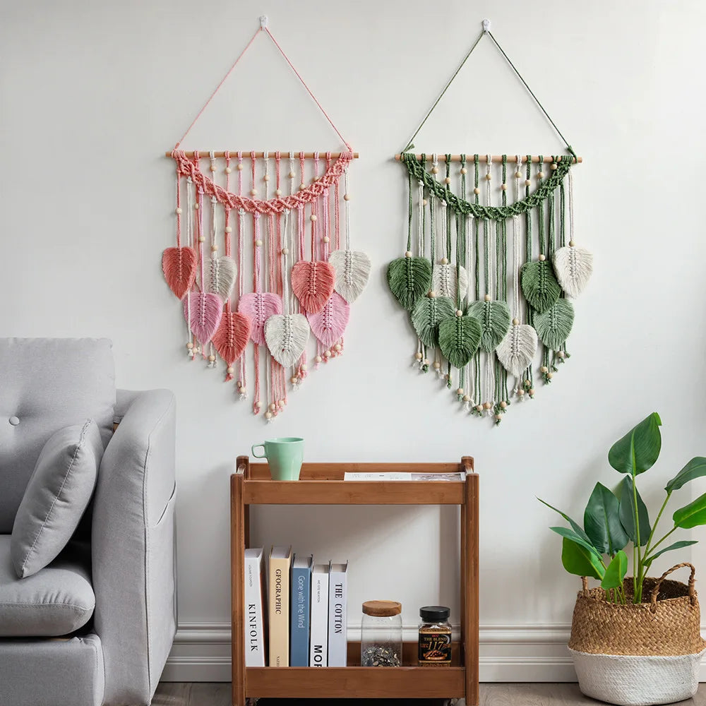 Leaf Macrame Wall Hanging