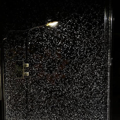 Ewiger Schnee Straßenlaterne Licht