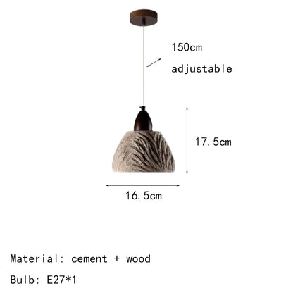 Industrial Round Shell Shape Pendant Light