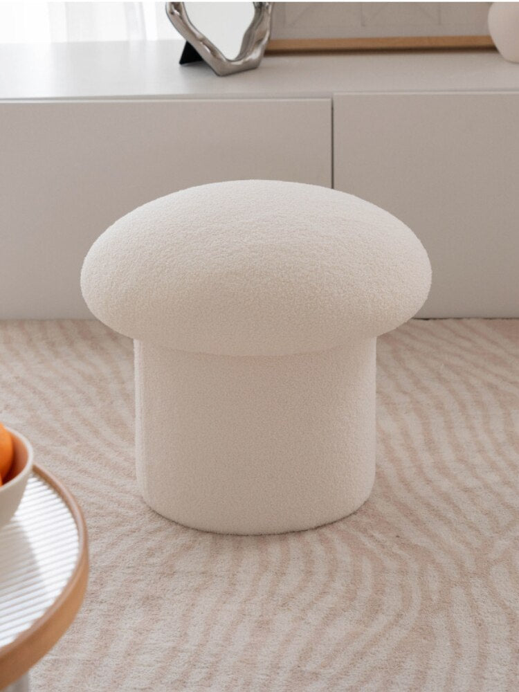 Mushroom Velvet Stool