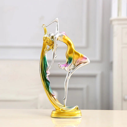 Elegant Dancing Girl Figure Statue