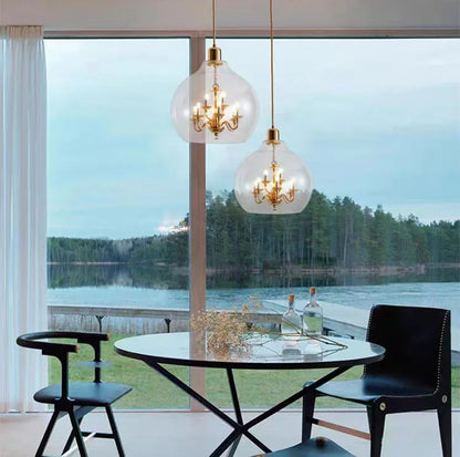 Golden Globe Kronleuchter-Anhänger