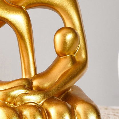 Modern Family Resin Sculpture