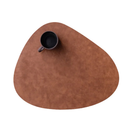 Set de table en cuir résistant à la chaleur 