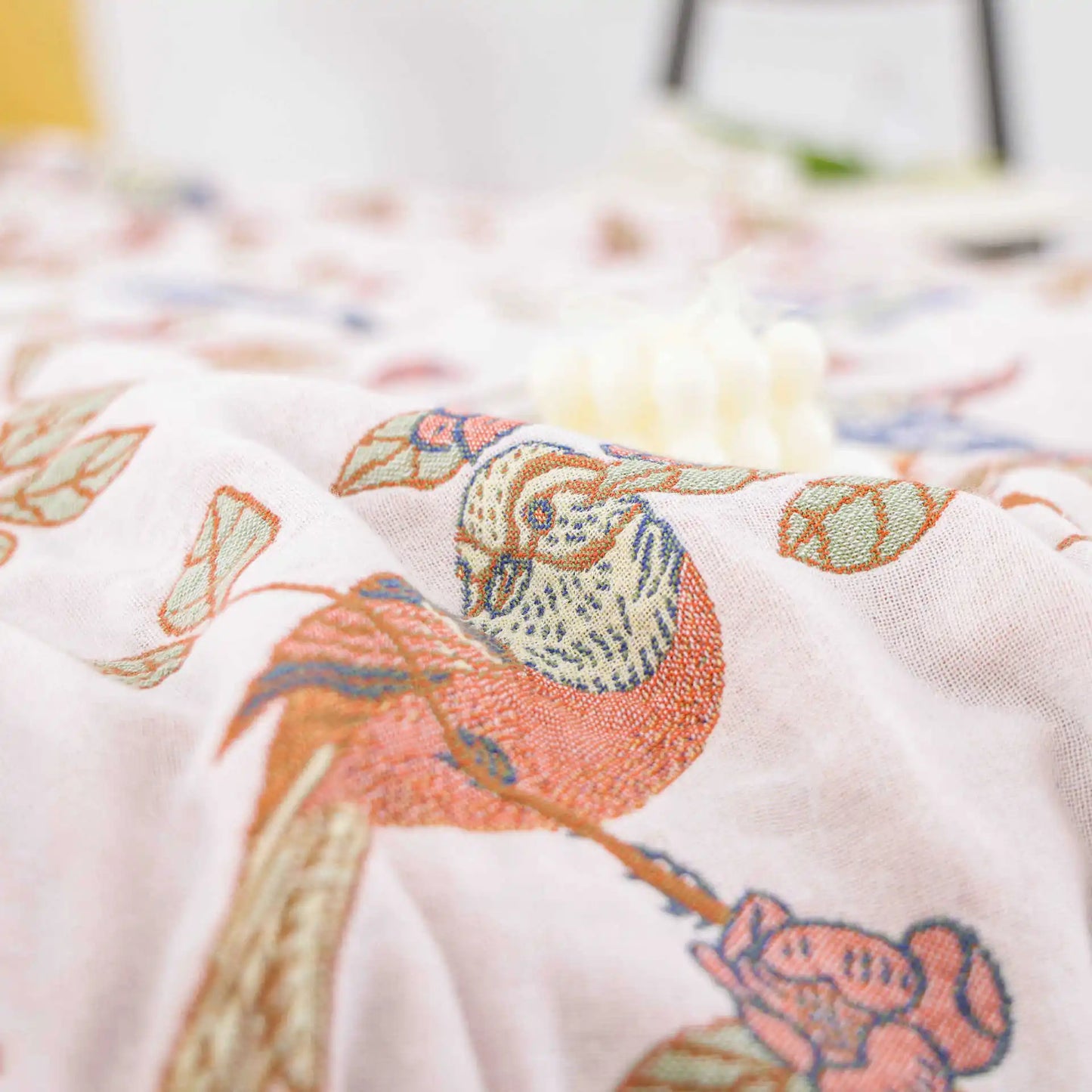 Spring Birds Throw Blanket