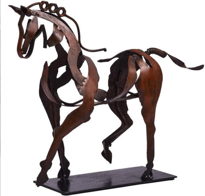 Metal Horse Sculpture