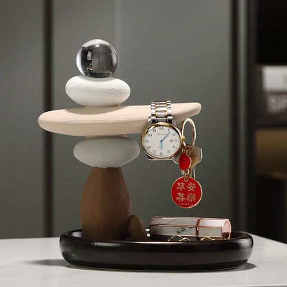 Modern Ceramic Key Holder and Sculpture