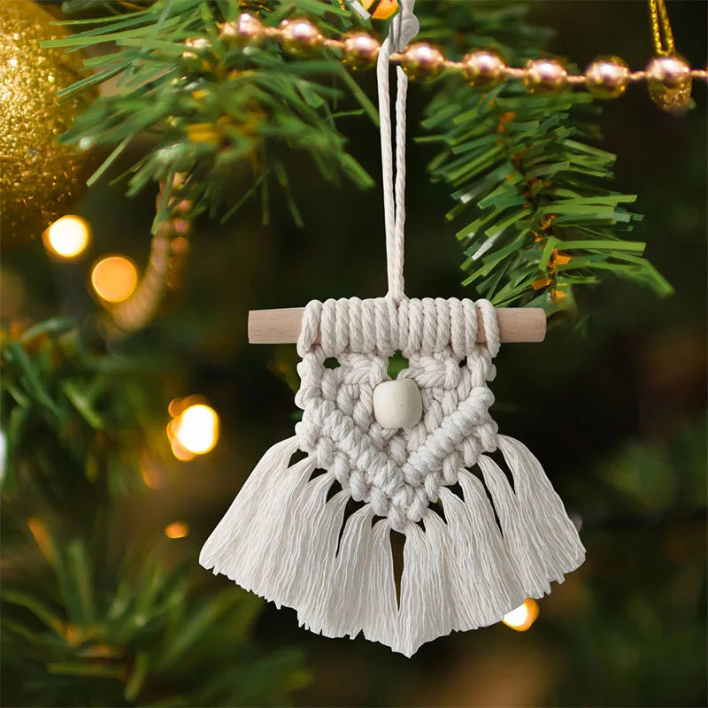 Macrame Christmas Tree Decor