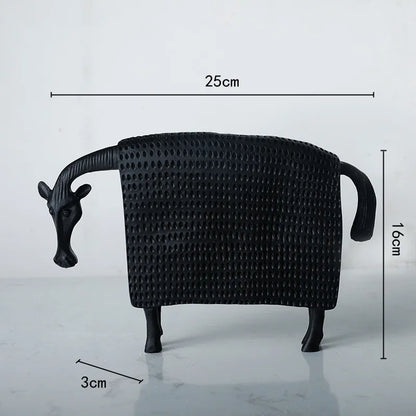 The Textured Block Animal Sculpture