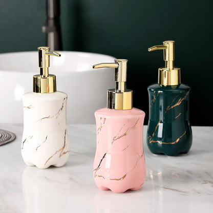 Elegant Solid Marble Soap Dispenser