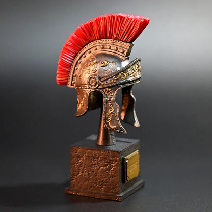 Hand Painted Roman Helmet Resin Model