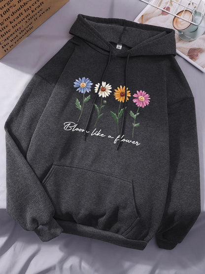 Bloom Like A Flower Hoodie
