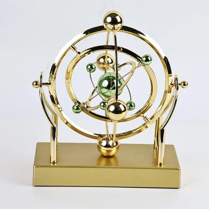 Kinetic Art Desk Decor - Celestial Orbit Perpetual Motion Pendulum astronomy home decor celestial orbit pendulum erpetual motion ornament Figurine kinetic sculpture desk decor Lamp minimalist office decor Organizer Sculpture unique gift for him