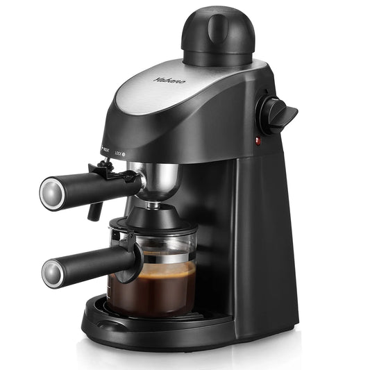 NoirShot 3.5Bar Espresso Machine Maker with Milk Frother