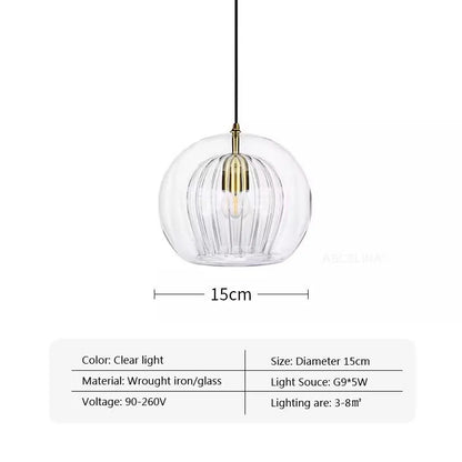 Nordic Double Glass Pendant Light