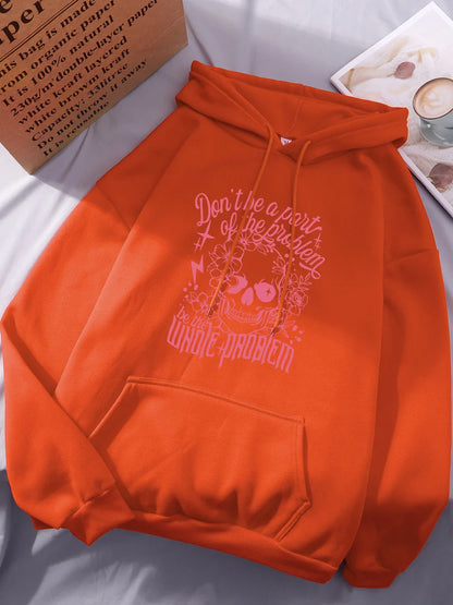 Sei nicht Teil des Problems Hoodie