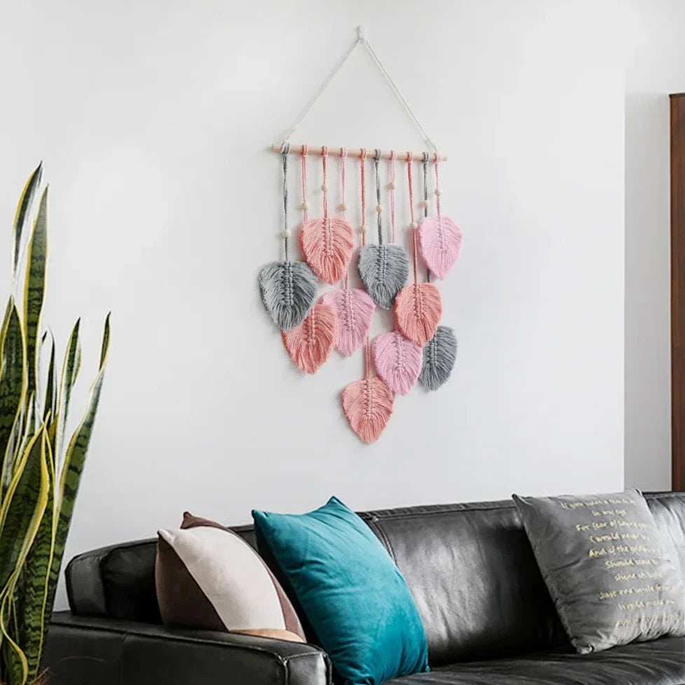 Leaf Macrame Wall Hanging