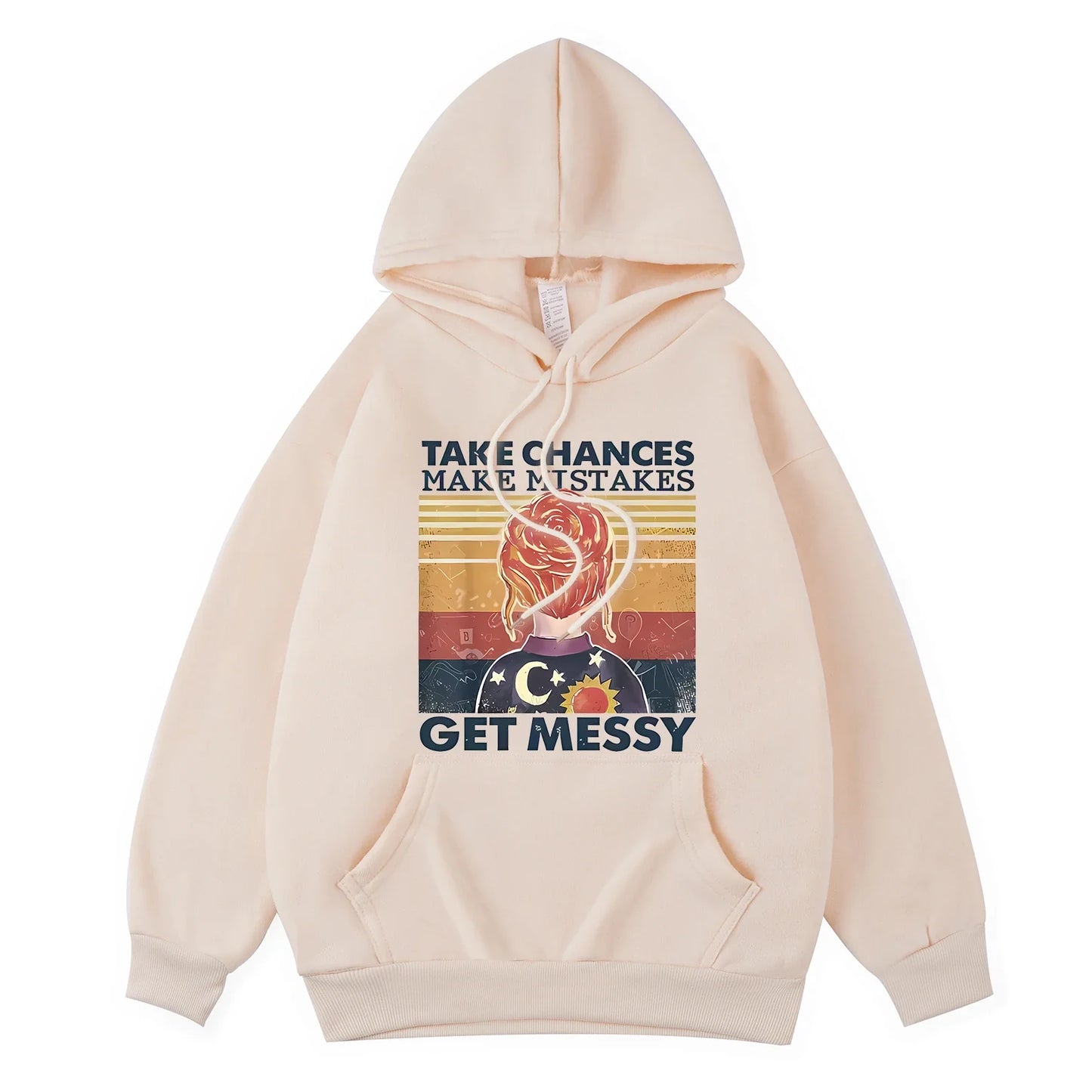 Gehen Sie Risiken ein, machen Sie Fehler, werden Sie chaotisch Hoodie