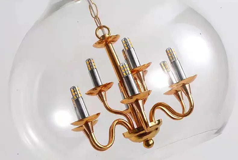 Golden Globe Kronleuchter-Anhänger